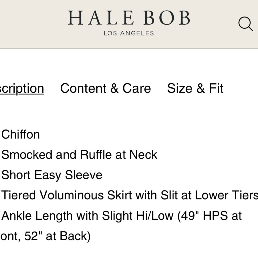 Hale Bob Pink and Orange Asymmetrical Ruffled Sundress - Picture 5 of 5